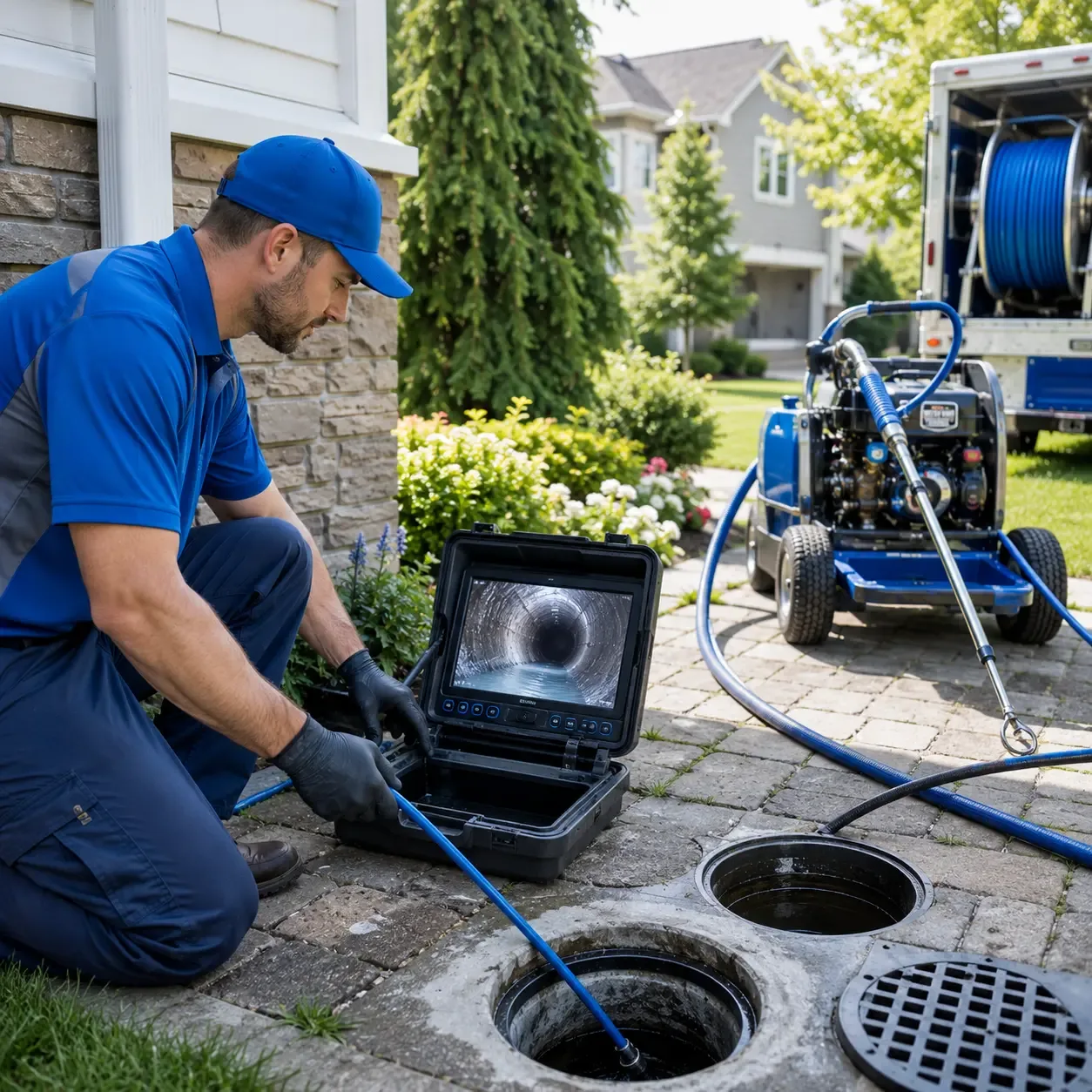 Outdoor drain cleaning professionals serving Lambertville, MI